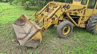 Massey Ferguson MF50 Industrial Backhoe/Loader Tractor