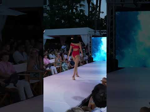 Atlantic Beach swim | EXA show | 4K Vertical Video | Miami Swim Week 2024