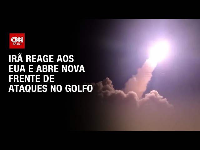 Irã lança ofensivas contra países Golfo após troca de ataques com EUA | AGORA CNN