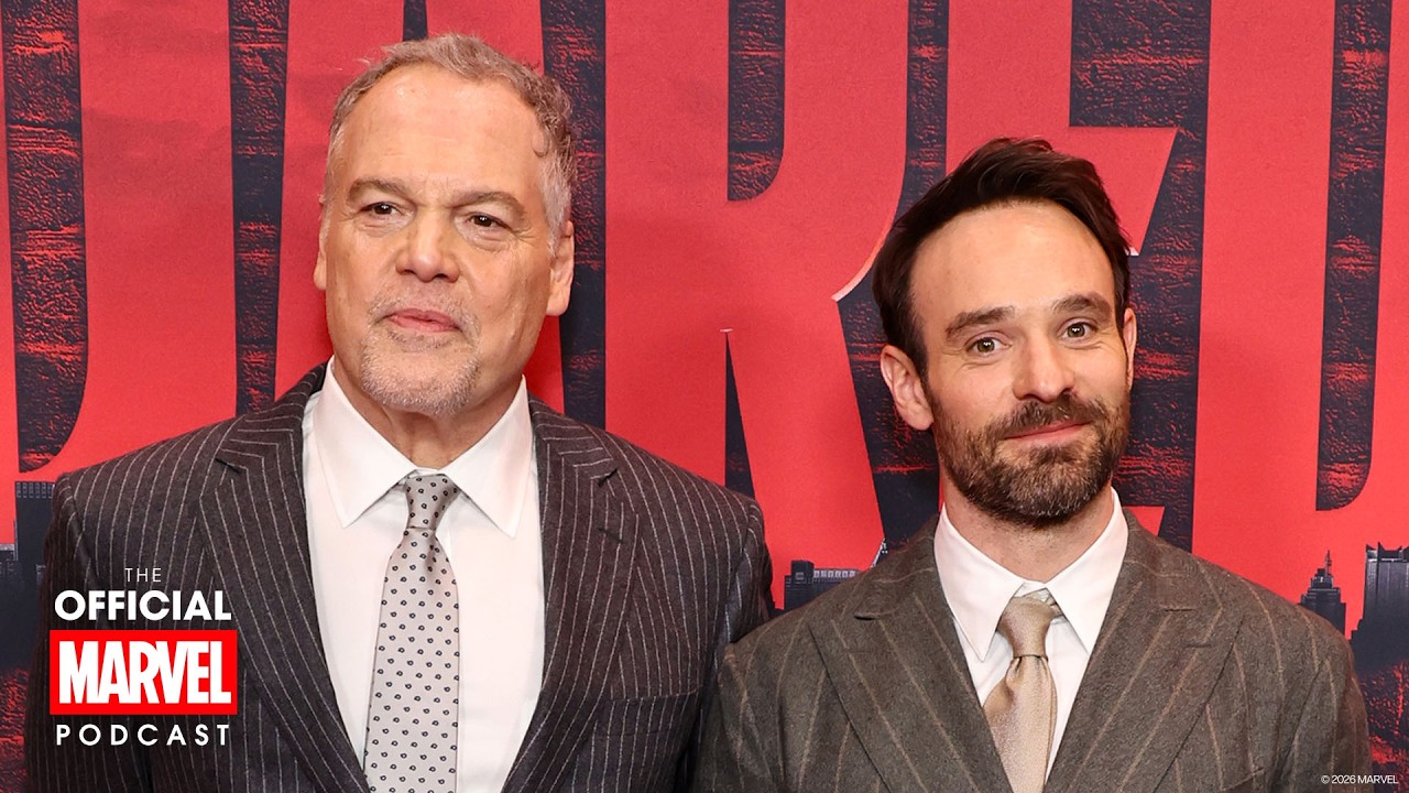 BTS of Daredevil: Born Again Season 2 with Stars Charlie Cox and Vincent D'Onofrio