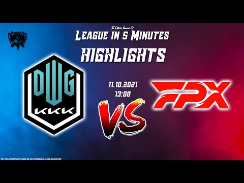 DK vs FPX Highlights | Worlds 2021 Day 1 Group A | Damwon KIA vs FunPlus Phoenix