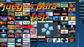 Como poner juegos en el Emulador PPSSPP para Android!