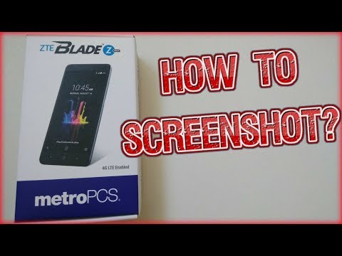 How To Screenshot | ZTE Blade Zmax