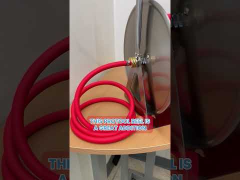 ProTool Stainless Steel Reel with 125ft of .375 Id hose  68-011