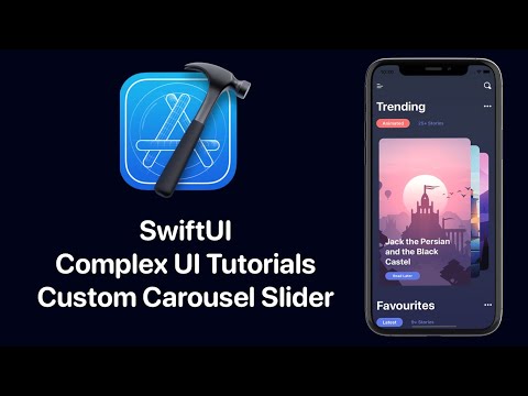 SwiftUI Complex UI Tutorials - Story App UI - Custom Carousel Slider - SwiftUI Tutorials