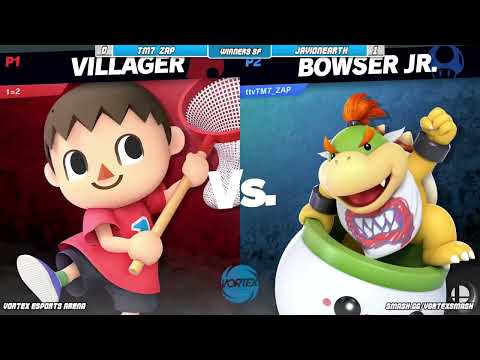 Javi (Villager) vs TM7_ZAP (Luigi, Bowser Jr.) - Vortex Smash Ultimate 1/26/22 - Winners Semis