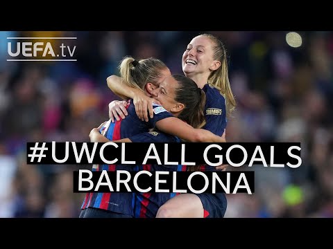 All BARCELONA goals to reach the #UWCL final!