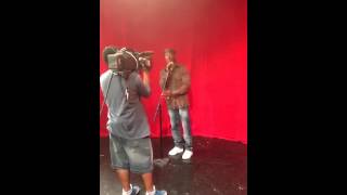 Calvin Richardson singing Don't Go LIVE backstage FOX 13