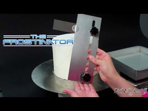 The Frostinator - adjustable stainless steel icing ganache comb smoother The Frostinator - adjustable stainless steel icing ganache comb smoother