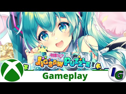 Hatsune Miku Jigsaw Puzzle Gameplay on Xbox HARD PUZZLE 1 - YouTube