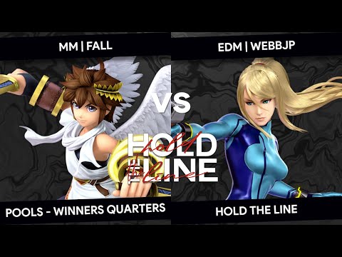 Hold The Line - Fall (Pit) vs WebbJP (Zero Suit Samus) - Pools - Winners Quarters
