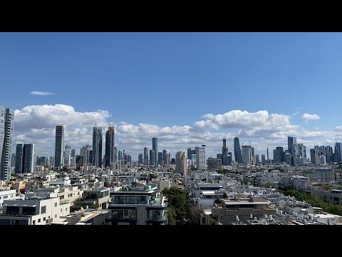 Video Thumbnail: Sirens blare in Tel Aviv on second day of Iranian retaliatory strikes | AFP