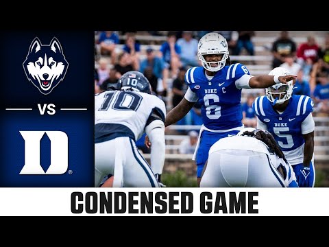 UConn vs. Duke Condensed Game | 2024 ACC Football
