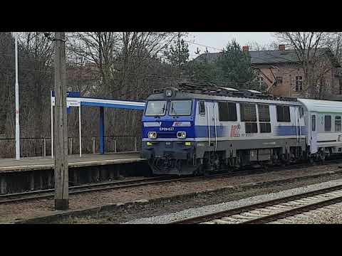 EP09-027 manewry i odjazd,stacja Tychy