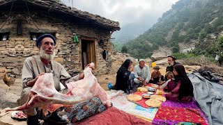 Unseen Life at Top of the Coldest Mountain 🏔️ | A Hidden Culture & Cooking Village Style Food 🏡❤️ 