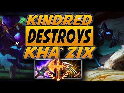 CRUSHING KHA'ZIX WITH KINDRED! BEAT YOUR HARDEST COUNTER! | Kindred to Diamond - League Of Legends