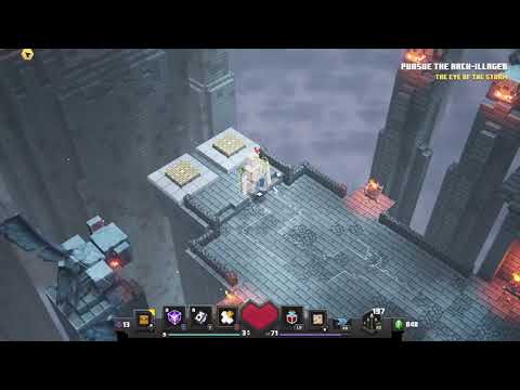Minecraft dungeons iron golem vs arch illager