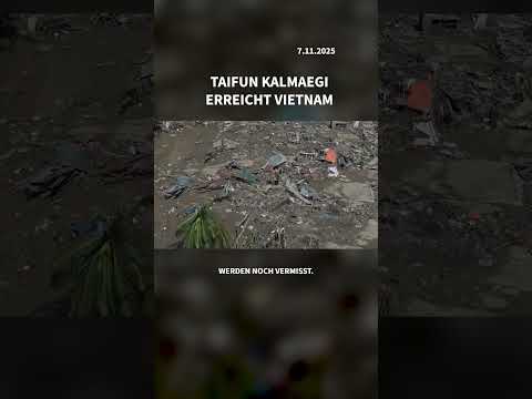 Der Taifun „Kalmaegi“ ist von den Philippinen nach Vietnam weitergezogen. #taifun #philippines #news