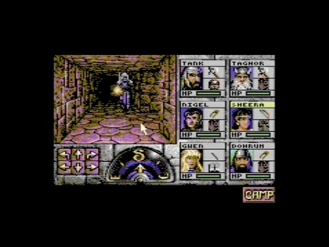 Eye of the Beholder on C128 (Vice emulator) Part 15