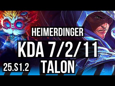 HEIMERDINGER vs TALON (MID) | KR Diamond | 25.S1.2