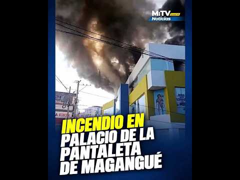 Incendio en Palacio de la Pantaleta de Magangué