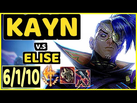ONFLEEK (KAYN) vs ELISE - 6/1/10 KDA JUNGLE CHALLENGER GAMEPLAY - KR