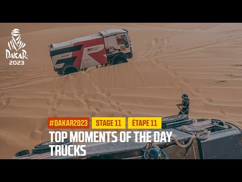 ダカール・ラリー2023 カミオントラッククラスのステージ11ハイライト動画