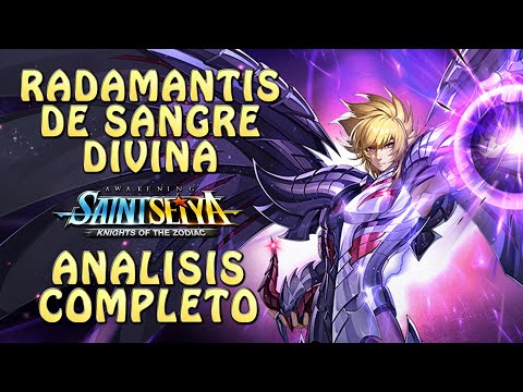 RADAMANTIS OF DIVINE BLOOD! COMPLETE ANALYSIS! MEGA F O NO?! Saint Seiya Awakening