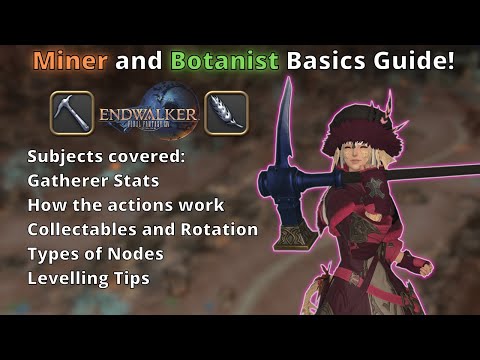 How to play Miner and Botanist, in detail! FFXIV Endwalker