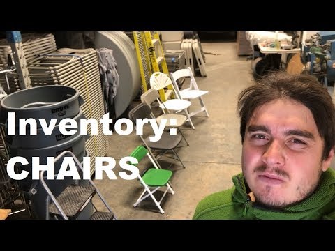 Growing Event Rental Business - Inventory: Chairs