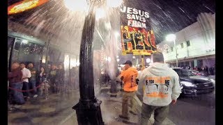 Sinner Throws Water On Street Preacher | Ybor City FL 2019