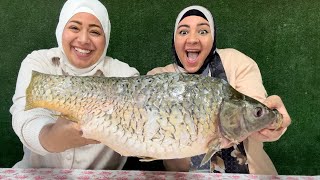 طبخنا أكبر سمكة في العالم????ضيعنا اليوم ????????????‍♀️