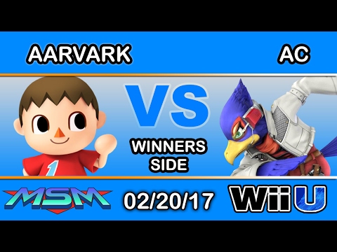 MSM 86 - Aarvark (Villager) Vs. AC (Falco, MK) Winners Side - Smash Wii U