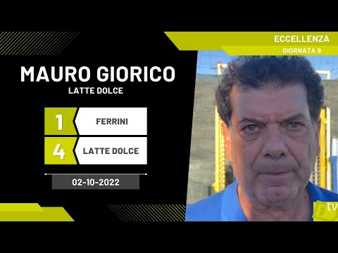 Mauro Giorico allenatore Latte Dolce 02-10-2022 - Diario Sportivo