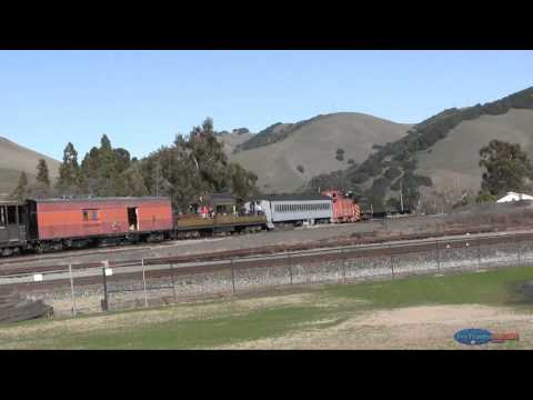 SP  No. 1423 And US Navy #298 (GE 80-Tonner) Last Train Arrival At Niles