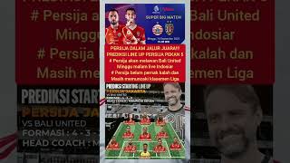 Download lagu Persija vs Bali United!!! Here's the lineup for Persija Jakarta vs Bali United this week. mp3