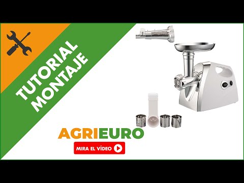 Montaje Duetto Plus R.G.V. multifunción: trituradora de tomate, picadora de carne, rallador