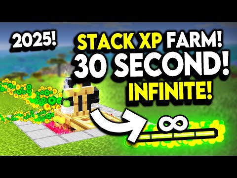 55 Levels in 30 Seconds! INSANE XP Farm for Minecraft 1.21+