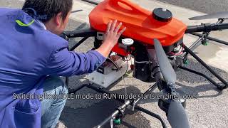 Download lagu TP416H testing video 4aixs 16L gasoline electric hybrid drone sprayer mp3