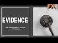 Rules on Evidence - Part 1