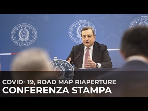 Covid-19, conferenza stampa del Presidente Draghi e del Ministro Speranza