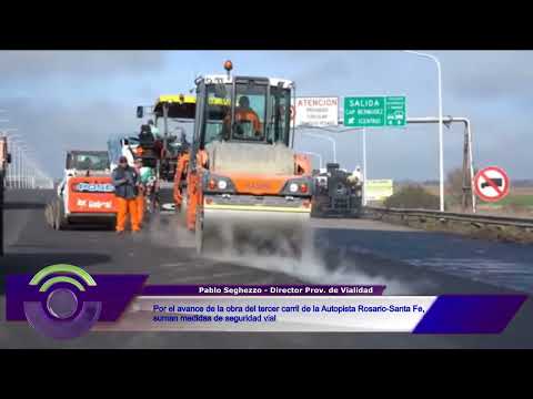 CONFERENCIA DE PRENSA COMPLETA   Autopista Rosario Santa Fe, suman medidas de seguridad vial