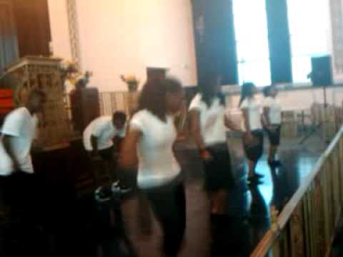 Teens dance @ church
