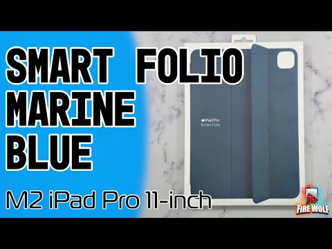 2022 Smart Folio for M2 iPad Pro 11 inch in Marine Blue