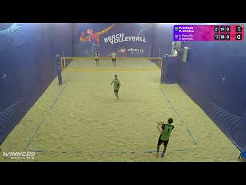 19:15 M. Bedukha / M. Stepanov - A. Pasazhin / V. Antoniuk 20.03.2023 | Winners Beach Volleyball