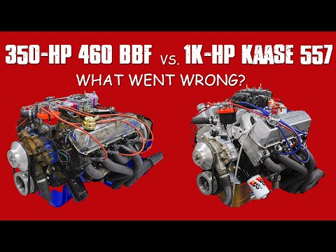 1000-HP KAASE 460 FORD-BONEYARD VS BUILT (P51 HEADS)