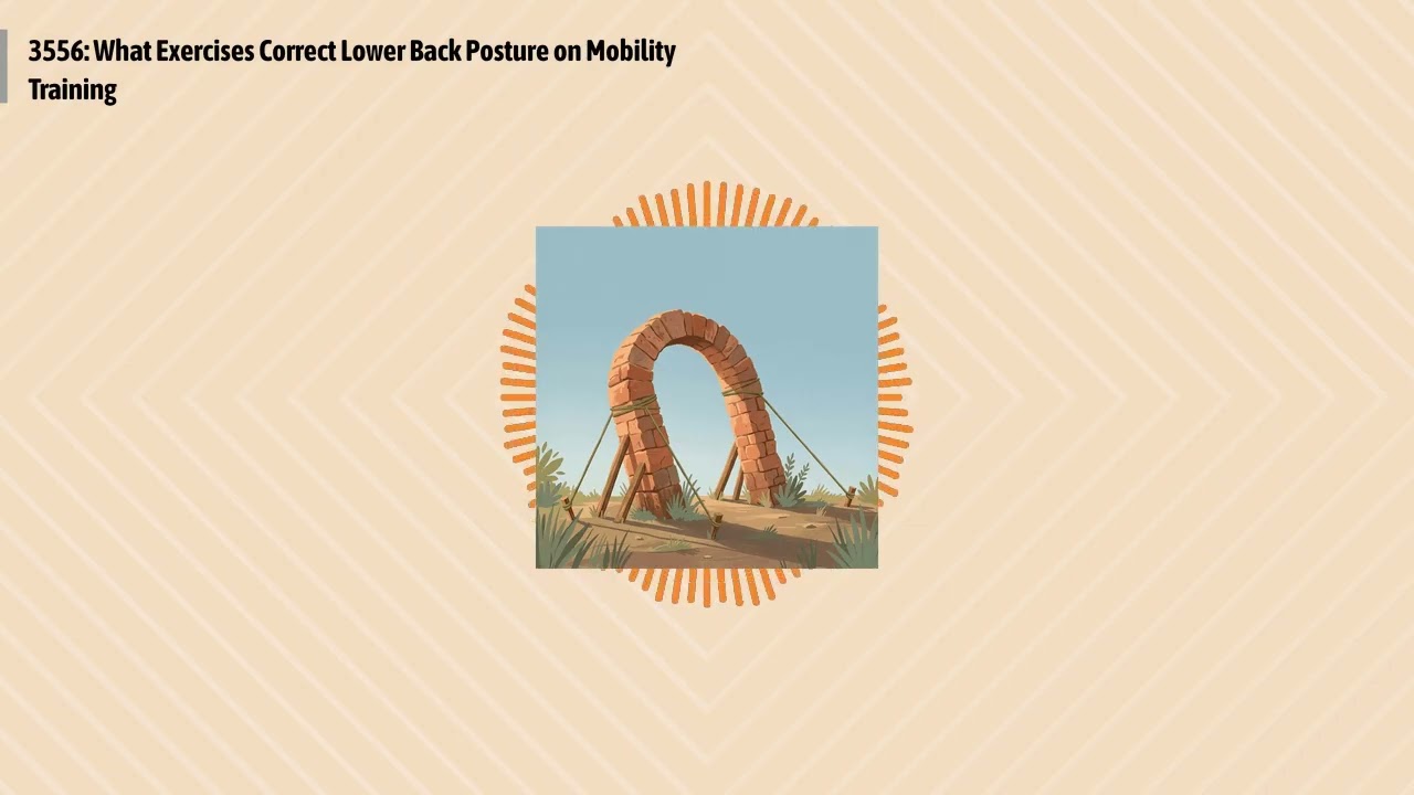 3556: What Exercises Correct Lower Back Posture on Mobility Training | Optimal Health Daily -...