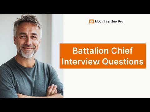 Battalion Chief Interview Questions | Best Answers and Tips