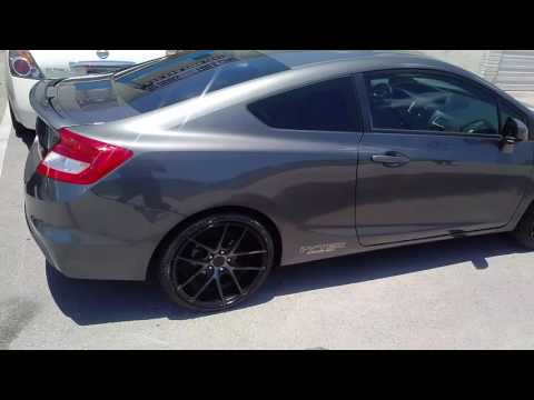 877-544-8473 19 Inch Niche Targa Black Rims Honda Civic Review Wheels Free Shipping Call us!