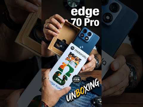 Thumbnail for Motorola Edge 70 Pro Unboxing - Jeans Design + 6500mAh Battery Beast!